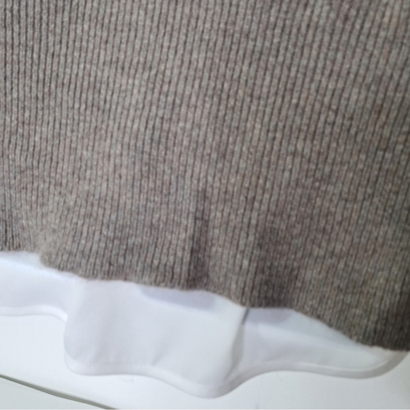 Brochu Walker The Looker Layered V-Neck Cashmere and Wool Sweater Size XS - Picture 11 of 13